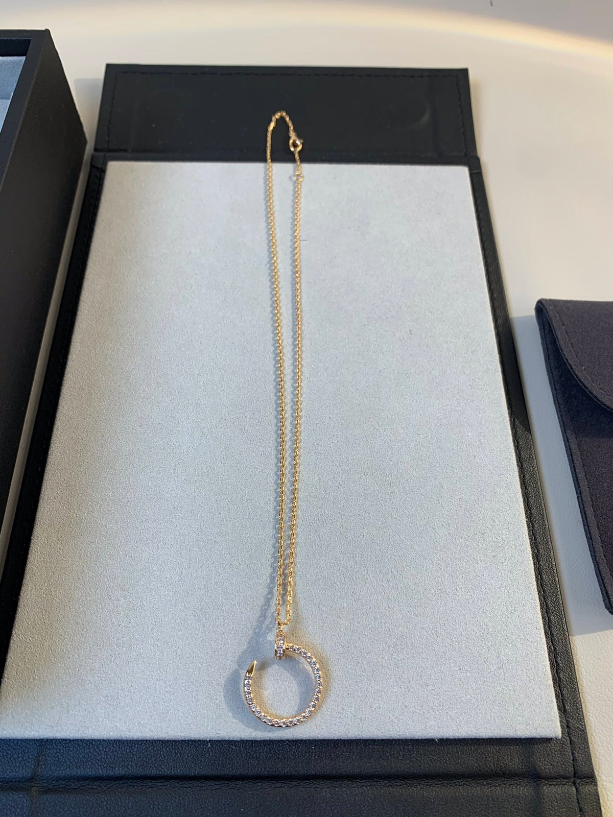 Miro JUSTE NECKLACE PINK GOLD DIAMONDS