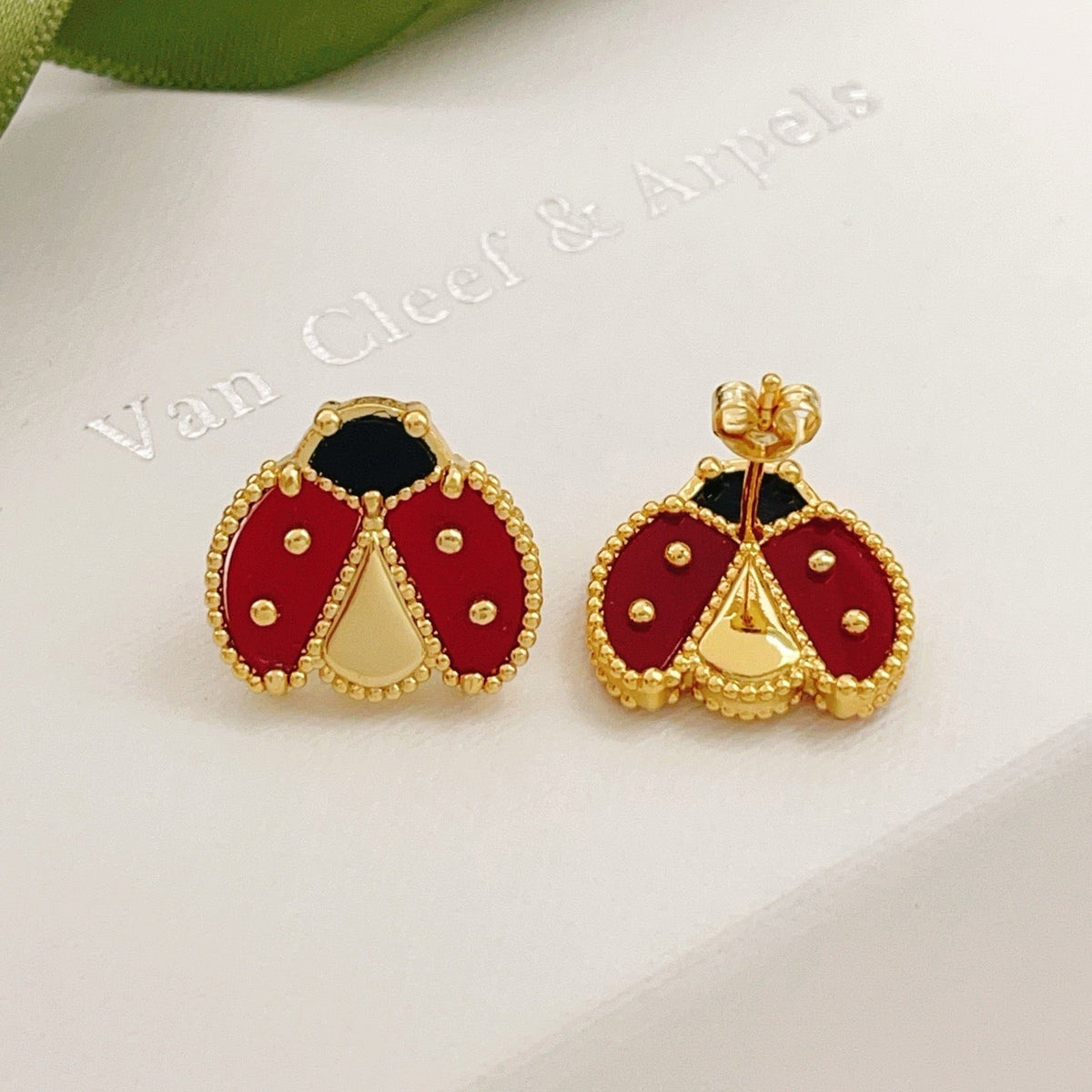 Miro LUCKY LADYBUG EARRINGS