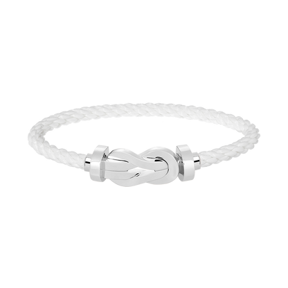 Miro CHANCE LARGE 8 FIGURE BUCKLE NO DIAMOND BRACELET SILVER