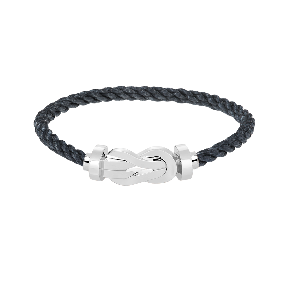 Miro CHANCE LARGE 8 FIGURE BUCKLE NO DIAMOND BRACELET SILVER