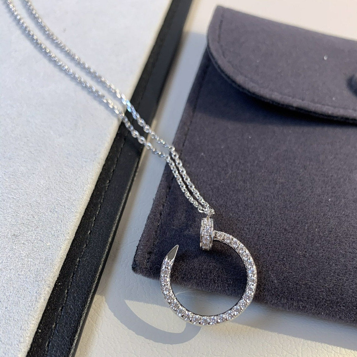 Miro JUSTE NECKLACE SILVER DIAMONDS