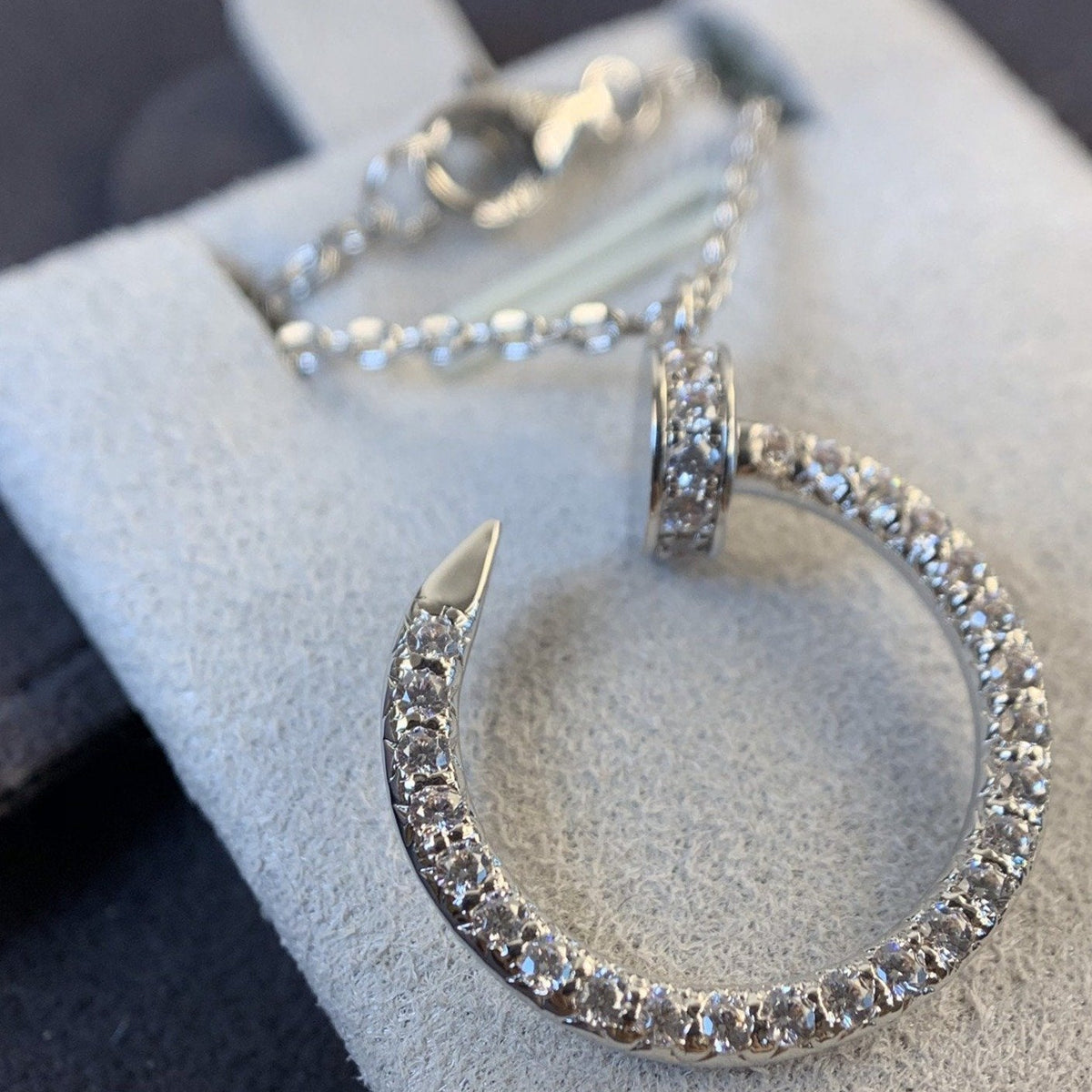 Miro JUSTE NECKLACE SILVER DIAMONDS