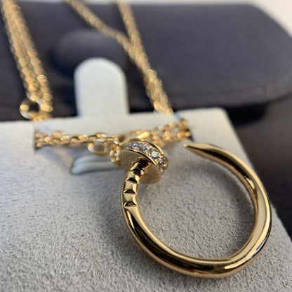 Miro JUSTE NECKLACE PINK GOLD DIAMONDS