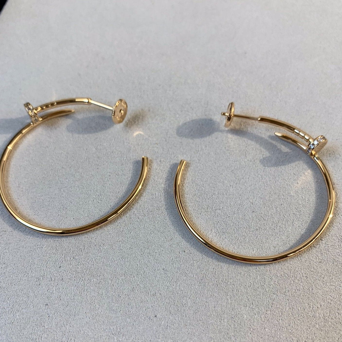 ミロ ジュスト イヤリング ゴールド ダイヤモンド 1.8mm