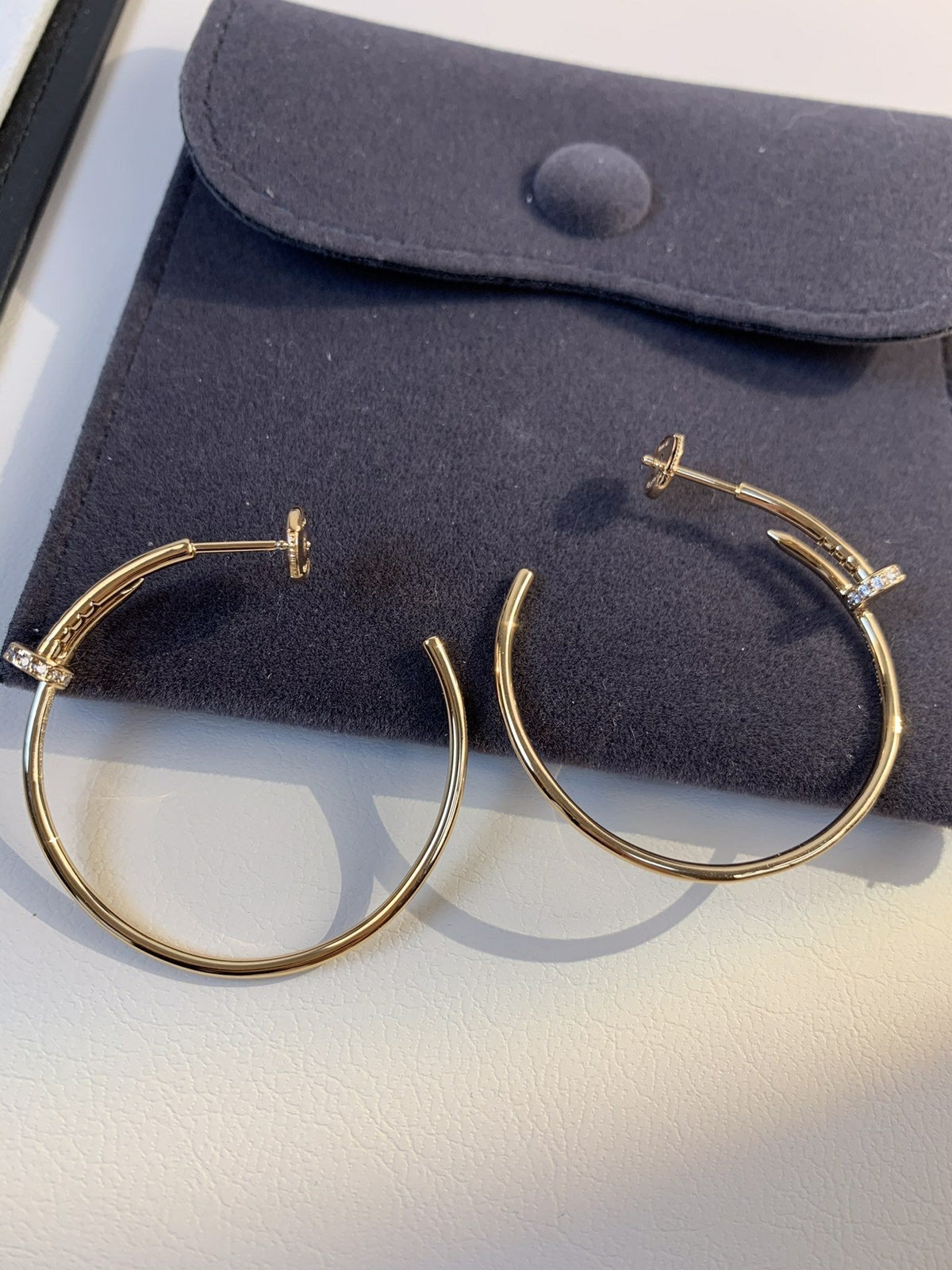 ミロ ジュスト イヤリング ゴールド ダイヤモンド 1.8mm