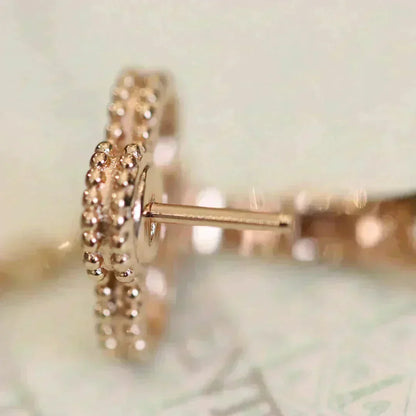 Miro CLOVER MEDIUM 1 MOTIFS FUll DIAMOND EARRINGS