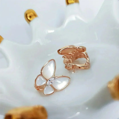 Miro BUTTERFLY MOP DIAMOND EARRINGS