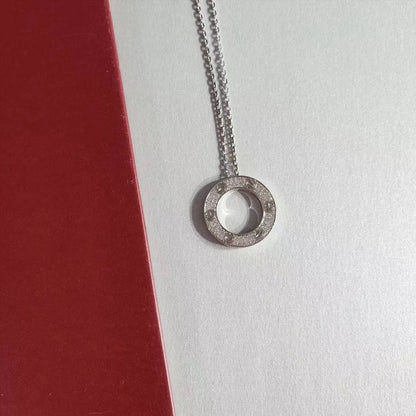 Miro LOVE NECKLACE ADJUSTABLE SILVER