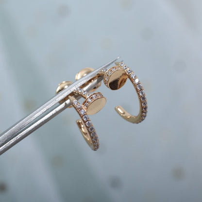 ミロ ジュスト イヤリング 12.75MM ピンクゴールド ダイヤモンド