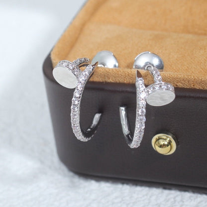 Miro JUSTE EARRINGS 12.75MM シルバーダイヤモンド