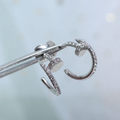 Miro JUSTE EARRINGS 12.75MM シルバーダイヤモンド