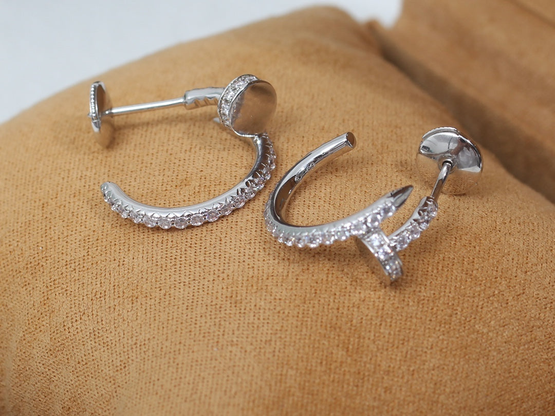 Miro JUSTE EARRINGS 12.75MM シルバーダイヤモンド
