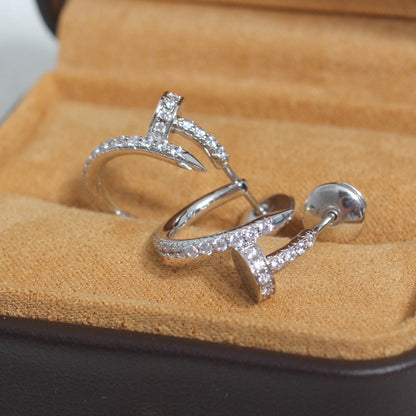 Miro JUSTE EARRINGS 12.75MM シルバーダイヤモンド