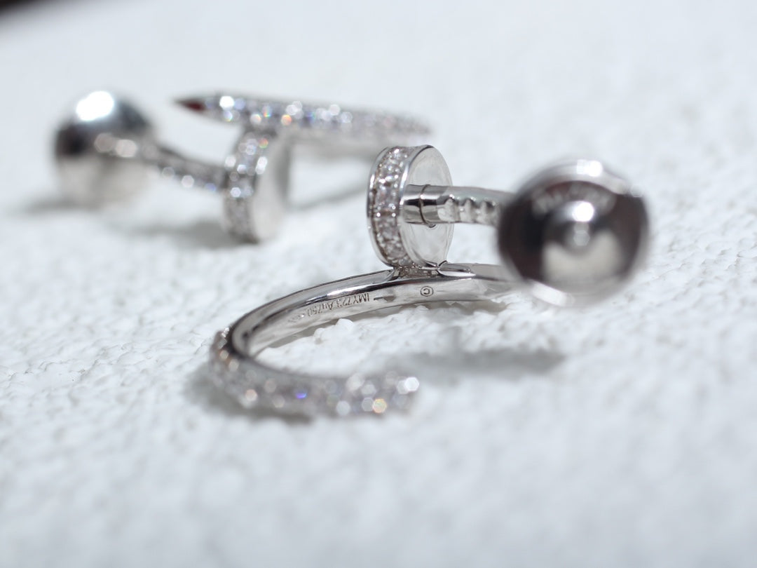 Miro JUSTE EARRINGS 12.75MM シルバーダイヤモンド
