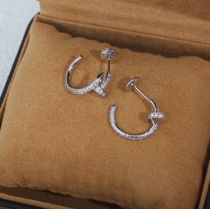Miro JUSTE EARRINGS 12.75MM シルバーダイヤモンド