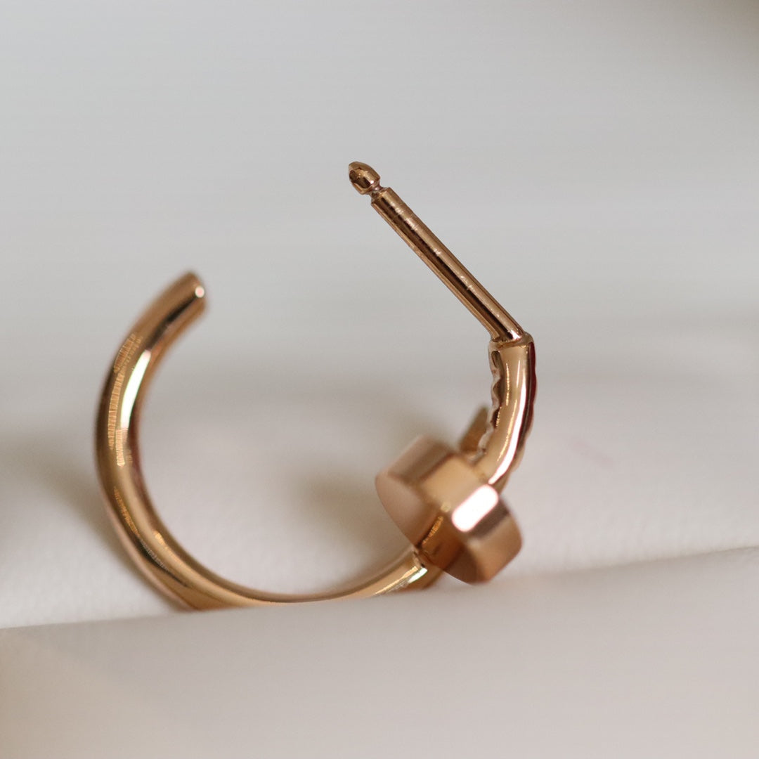 Miro JUSTE EARRINGS PINK GOLD