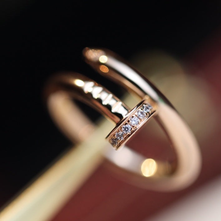 Miro JUSTE RING 2.65MM PINK GOLD DIAMOND