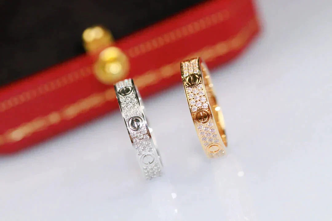 Miro LOVE RING 3.6MM DIAMOND PAVED