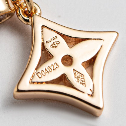 Miro STAR EARRINGS Pink GOLD