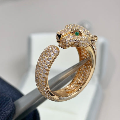 Miro PANTHERE PINK GOLD DIAMOND RING