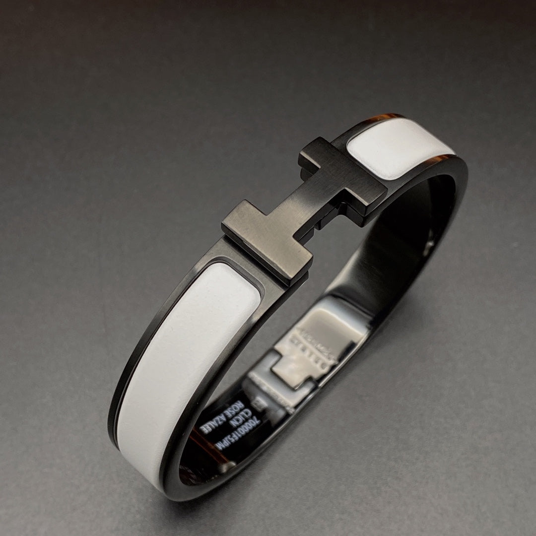 Miro H BRACELET 12MM BLACK WHITE CERAMIC