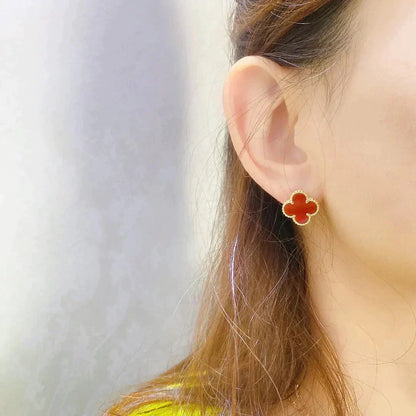 Miro CLOVER MEDIUM 1 MOTIFS CARNELIAN  EARRINGS