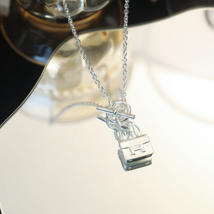Miro POP H PEDANT SILVER NECKLACE