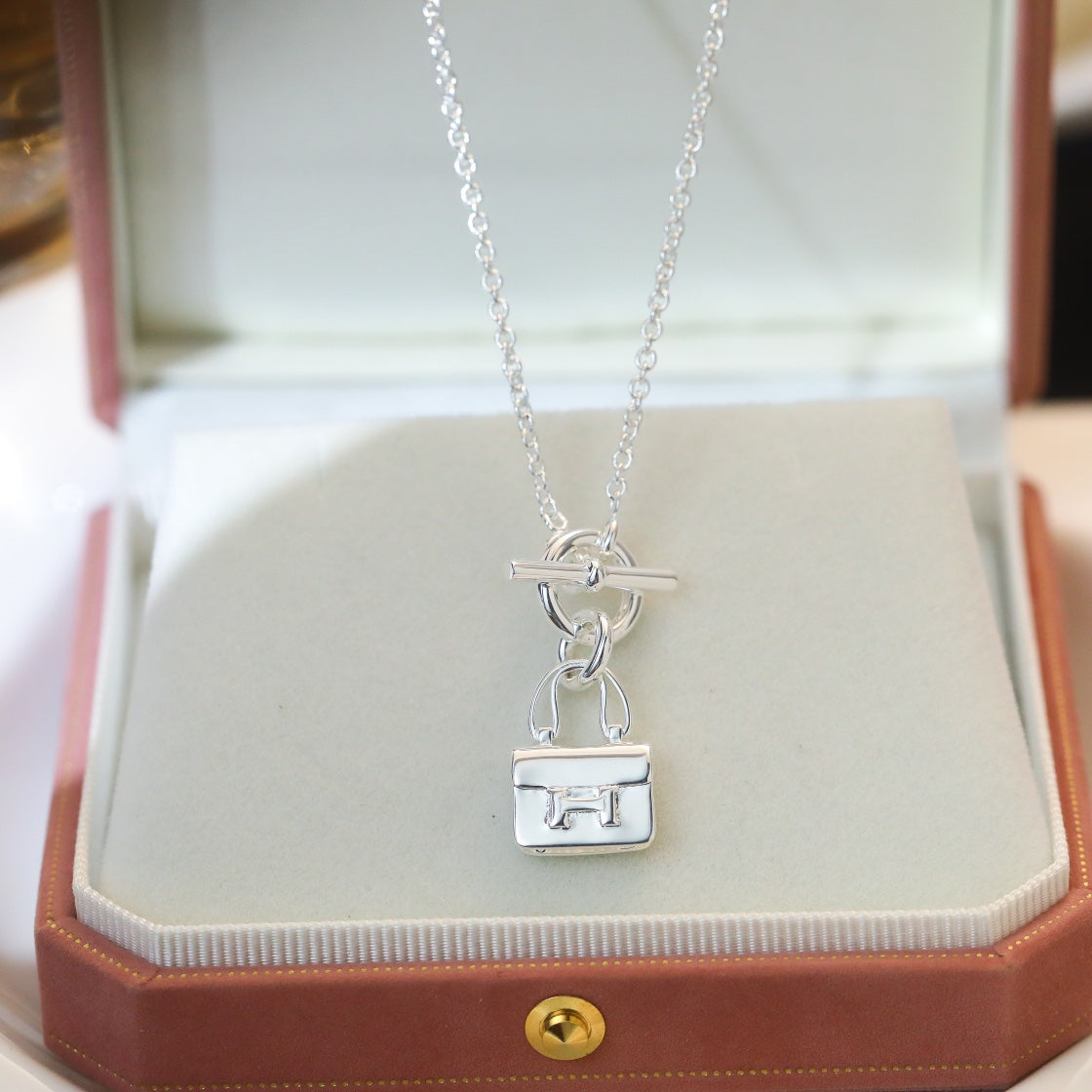 Miro POP H PEDANT SILVER NECKLACE