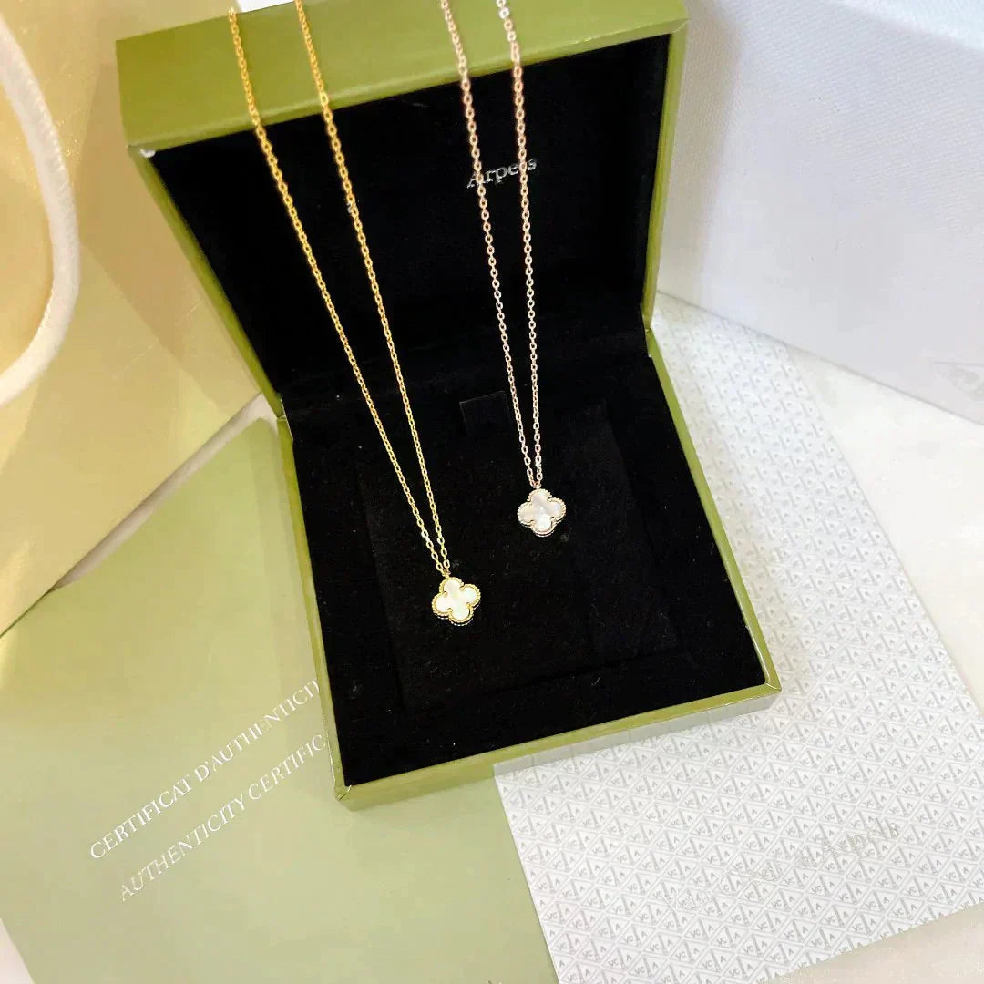 Miro CLOVER MINI 9.5MM WHITE MOTHER-OF-PEARL NECKLACE