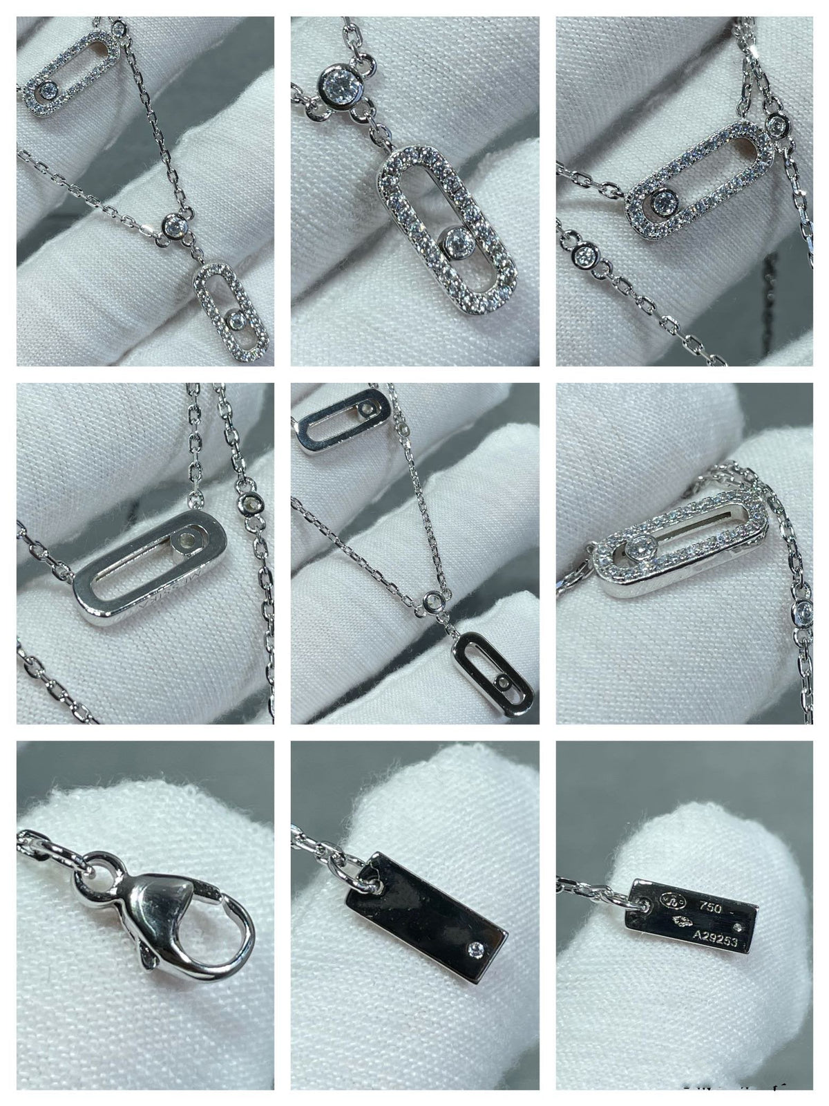 [Miro ]MOVE 2 ROW DIAMOND NECKLACE