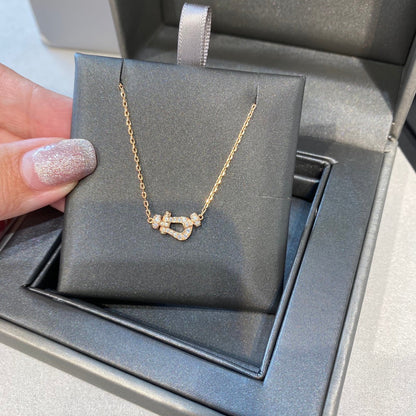 Miro FORCE 10 DIAMOND PINK GOLD NECKLACE MINI MODEL