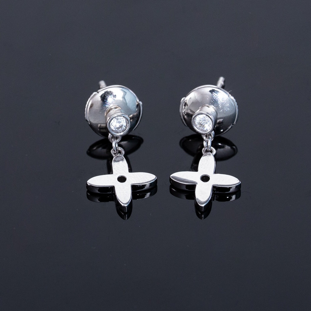 Miro VIDYLLE シルバー ダイヤモンド ミニ ドロップ ピアス