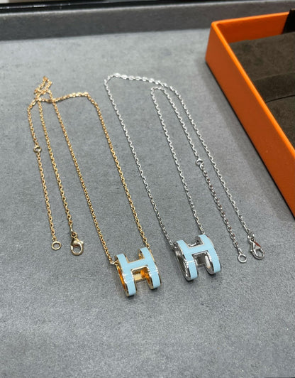 Miro POP H SKY BLUE NECKLACE