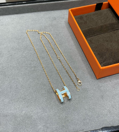 Miro POP H SKY BLUE NECKLACE