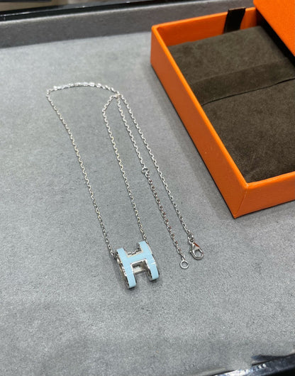 Miro POP H SKY BLUE NECKLACE