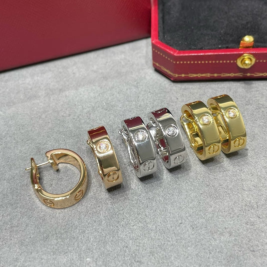 Miro LOVE 5.5MM 1ダイヤモンドイヤリング