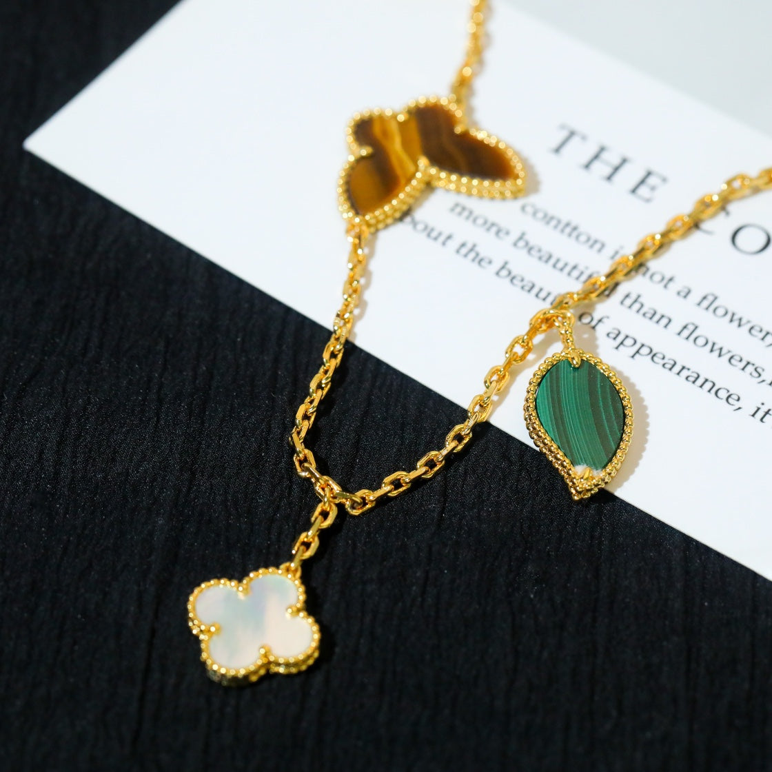 Miro LUCKY SPRING 5 MOTIF GOLD BRACELET