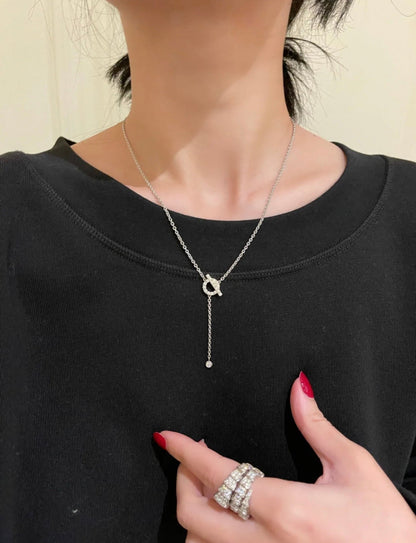 Miro FINESSE SILVER DIAMOND NECKLACE