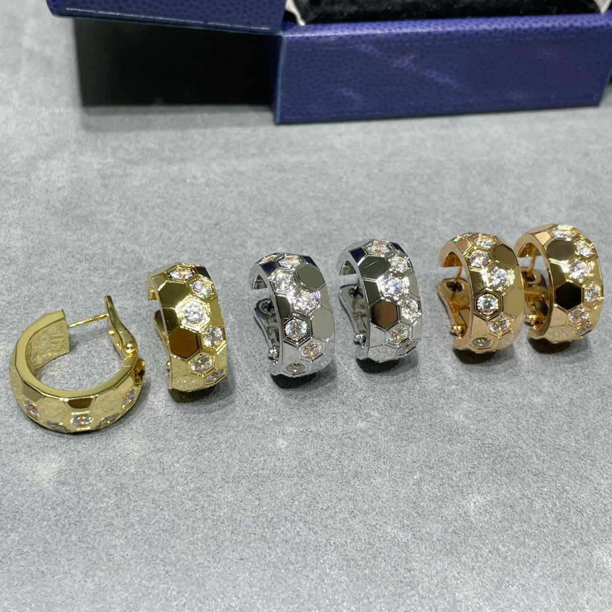Miro BEE LOVE ダイヤモンドフープピアス