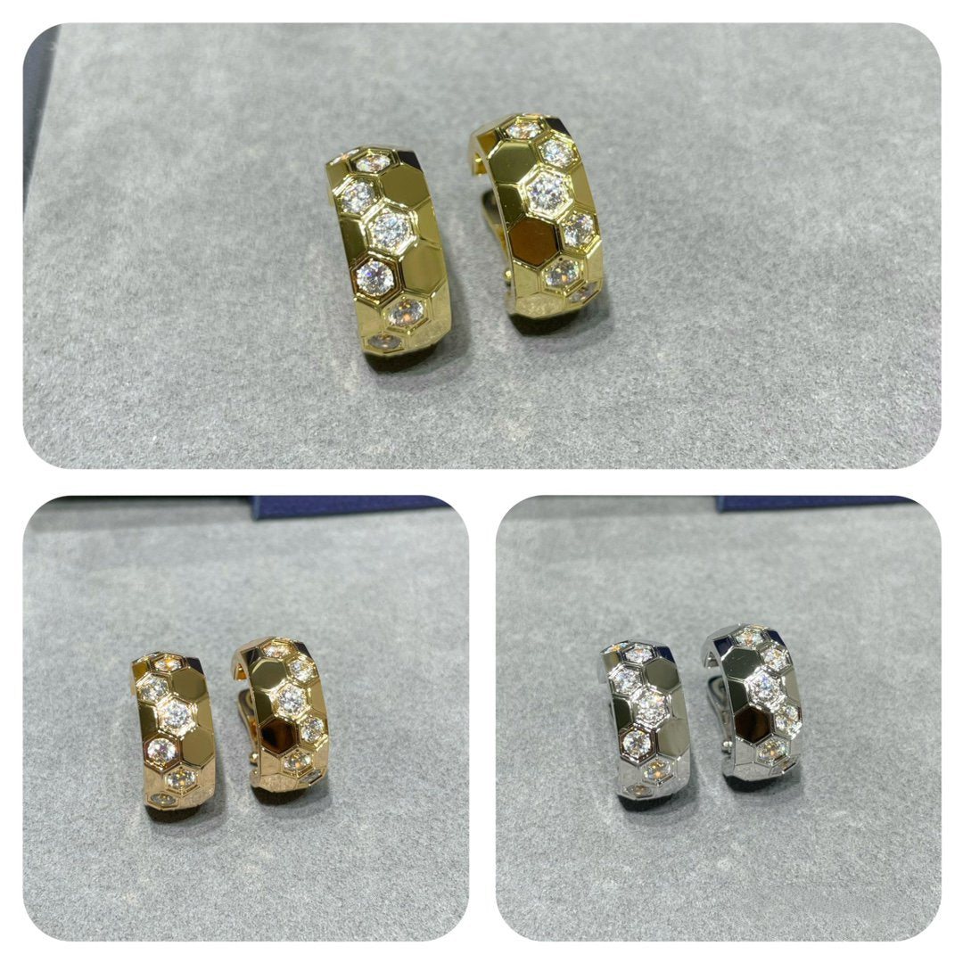 Miro BEE LOVE ダイヤモンドフープピアス