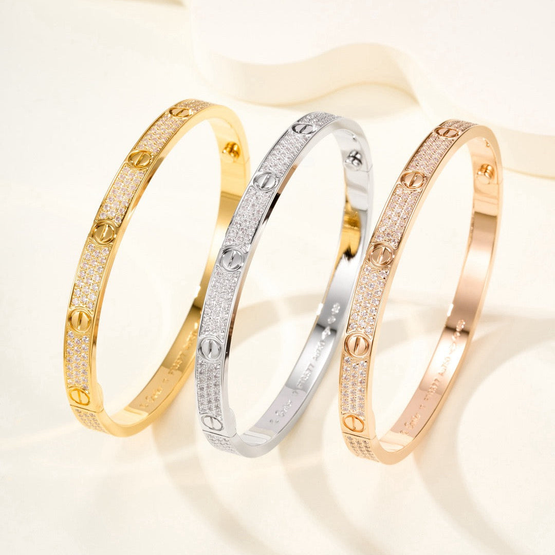 Miro LOVEブレスレット 4.8MM ダイヤモンドパヴェ