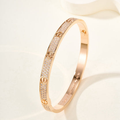Miro LOVEブレスレット 4.8MM ダイヤモンドパヴェ
