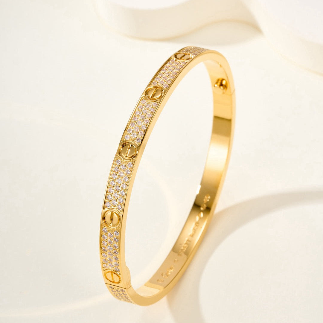 Miro LOVEブレスレット 4.8MM ダイヤモンドパヴェ
