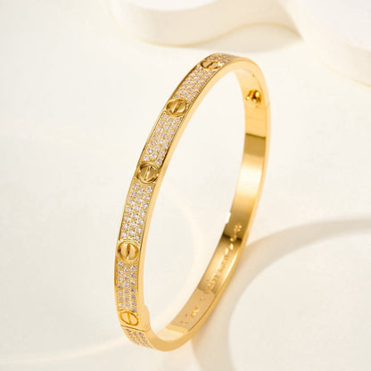 Miro LOVEブレスレット 4.8MM ダイヤモンドパヴェ