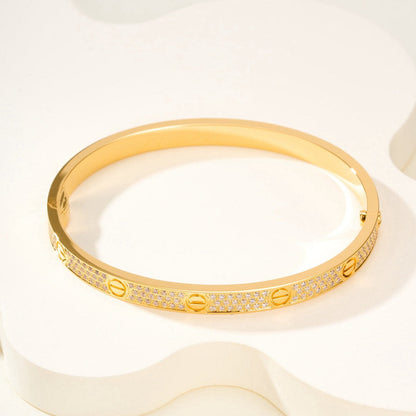 Miro LOVEブレスレット 4.8MM ダイヤモンドパヴェ