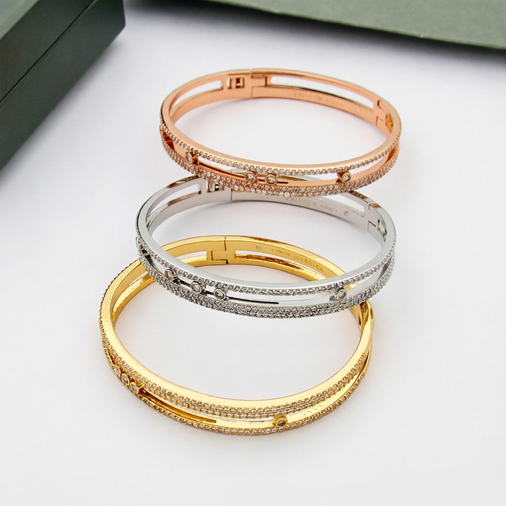 [Miro ]Move Romane pavé bangle