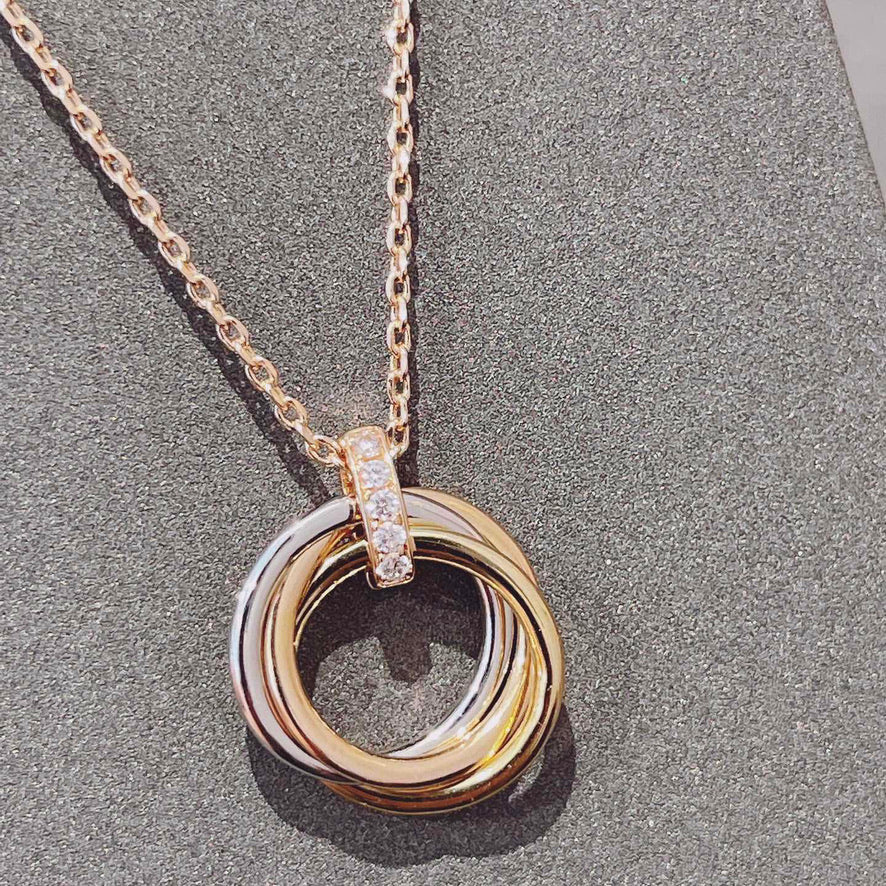 Miro TRINITY NECKLACE GOLD  DIAMONDS