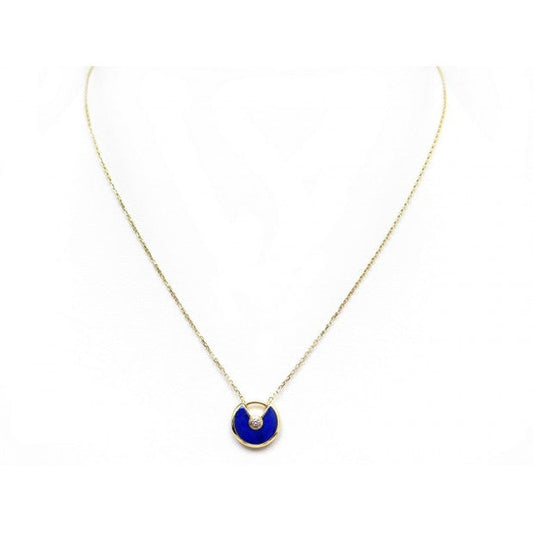 Miro AMULETTE ROSE GOLD AGATE NECKLACE