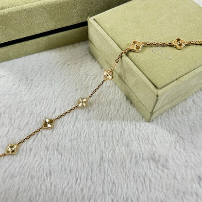 [Miro ]New CLOVER 6 MOTIF LASER BRACELET