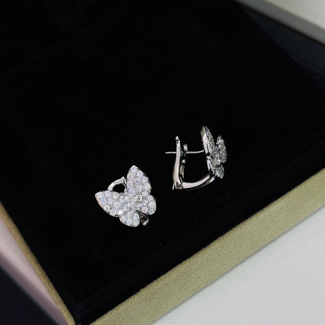 Miro BUTTERFLY ALL DIAMOND EARRINGS